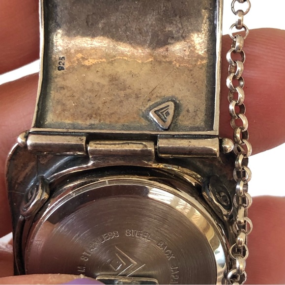 Silpada Sterling Silver Hinged Wrist Watch - Picture 7 of 17